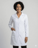 Jaleco Feminino Tradicional Gabardine - Branco