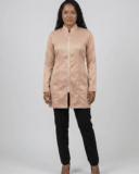 Jaleco Feminino Lidi Acetinado - Nude Rosê