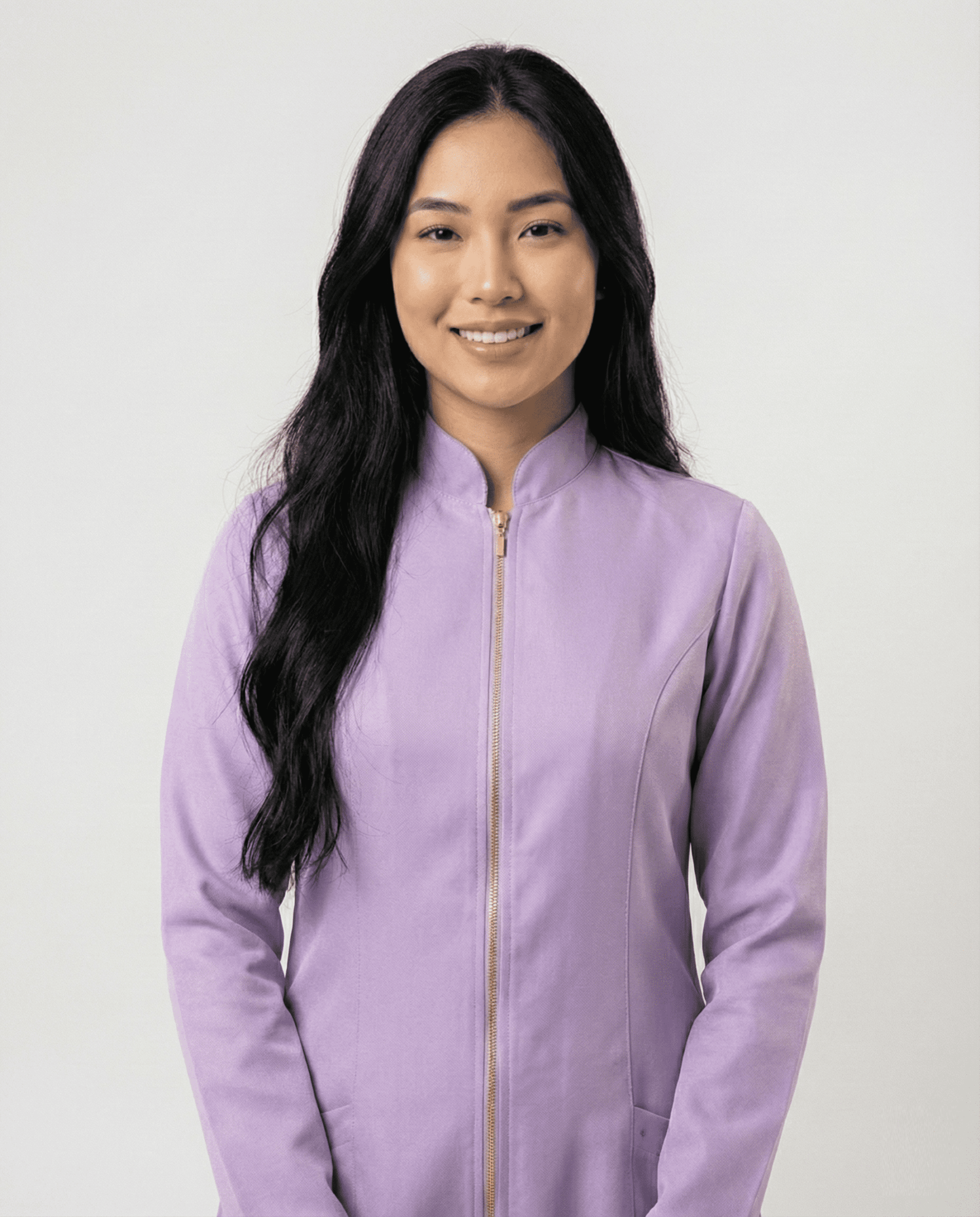Jaleco Feminino Lidi Gabardine - Lavanda