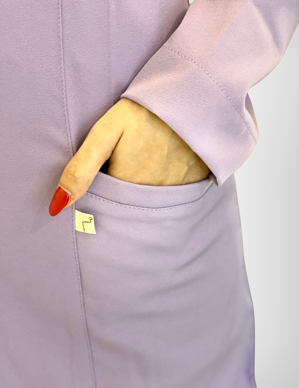 Jaleco Feminino Lidi Gabardine – Lilás