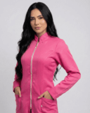 Jaleco Feminino Lidi Two Way - Rosa Pink
