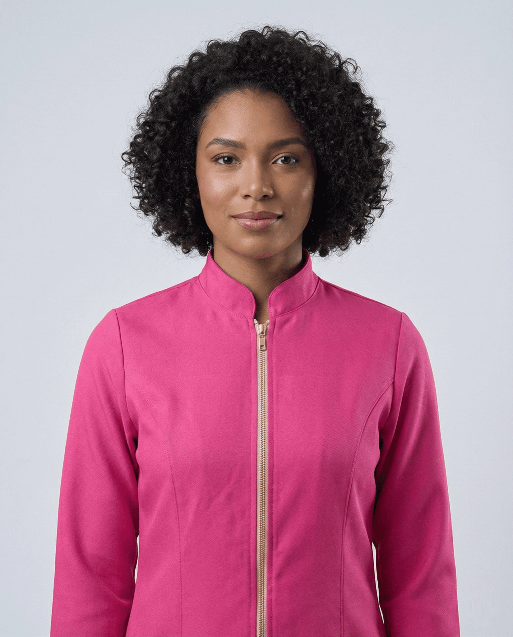 Jaleco Feminino Lidi Two Way - Rosa Pink