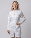 Jaleco Feminino Nativ Acetinado - Branco