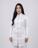 Jaleco Feminino Nativ Acetinado - Branco