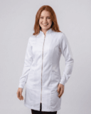 Jaleco Feminino Nativ Acetinado - Branco