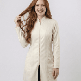 Jaleco Feminino Lidi Gabardine | Off White