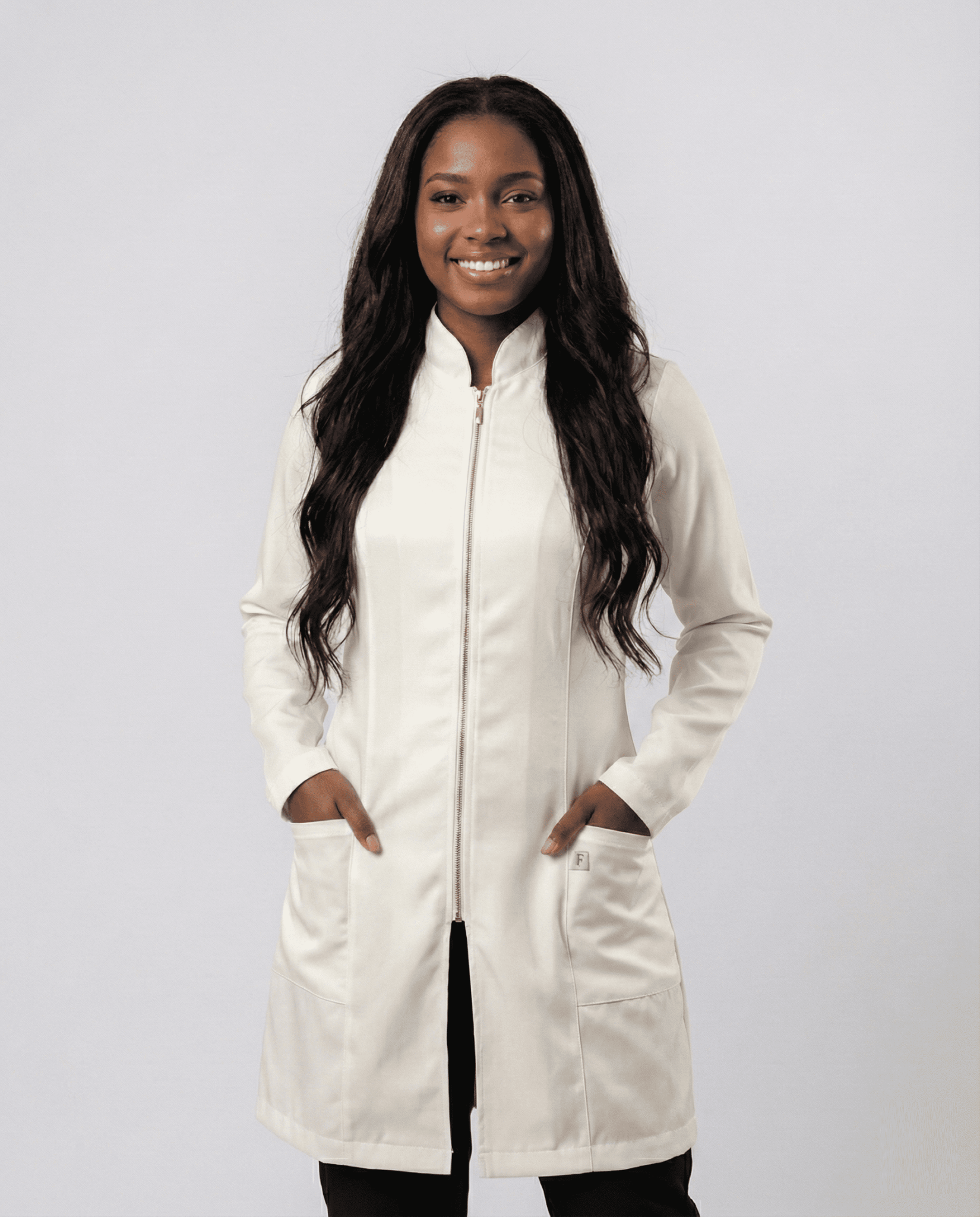 Jaleco Feminino Lidi Gabardine - Off White