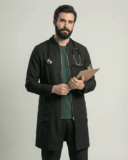 Jaleco Masculino MedStyle Two Way - Preto