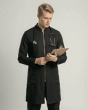 Jaleco Masculino MedStyle Two Way - Preto