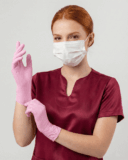 Scrub Feminino Lume Acetinado - Marsala