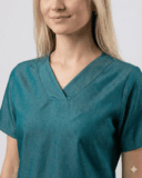 Scrub Feminino OnlyBasic Jogger Chambray - Verde