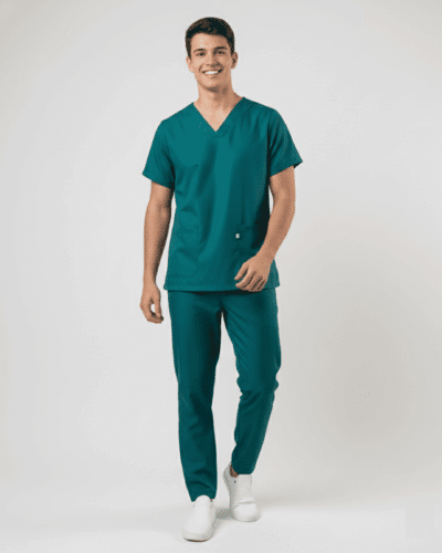 Scrub Masculino Onlybasic Chambray - Verde