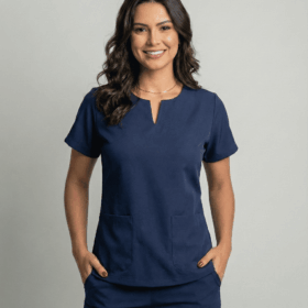 Scrub Feminino Vivant Jogger Babe | Azul Marinho