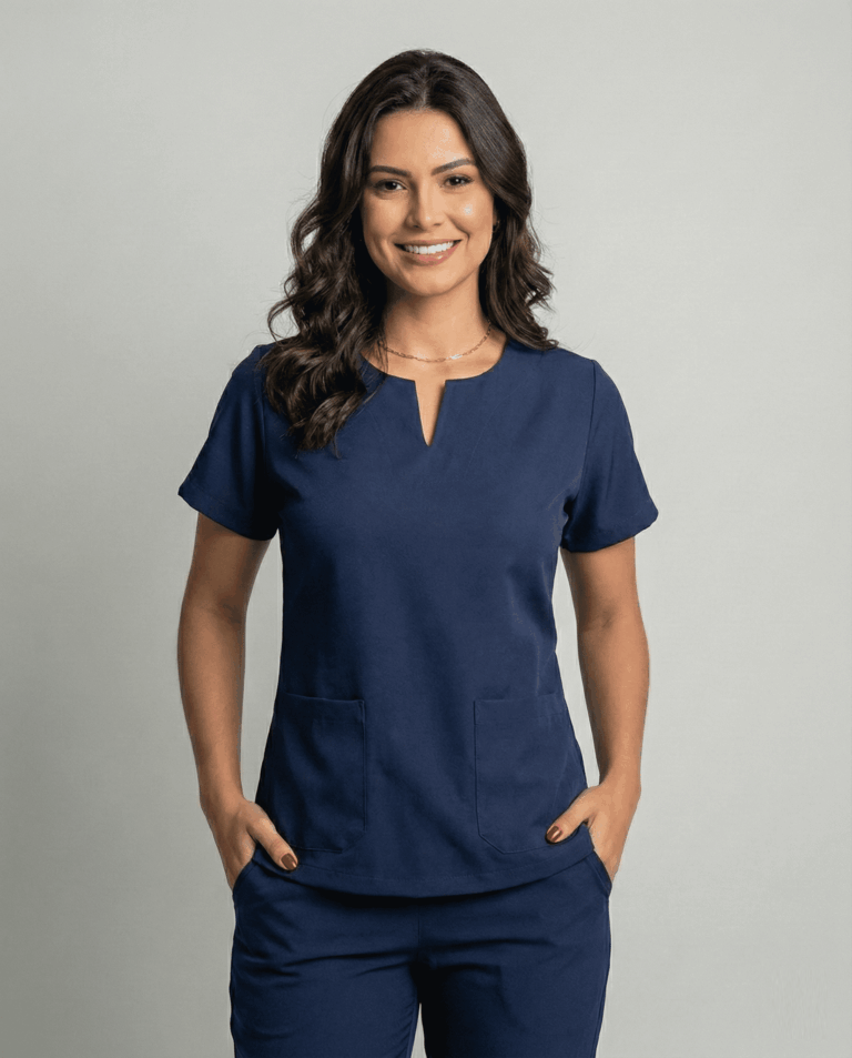 Scrub Feminino Vivant Jogger Babe - Azul Marinho