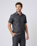 Scrub Masculino Nobile Chambray - Grafite