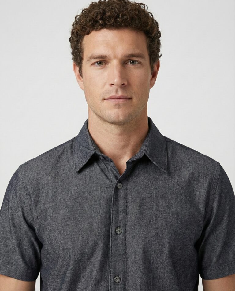 Scrub Masculino Nobile Chambray - Grafite