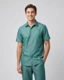 Scrub Masculino Nobile Chambray - Verde