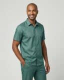Scrub Masculino Nobile Chambray - Verde