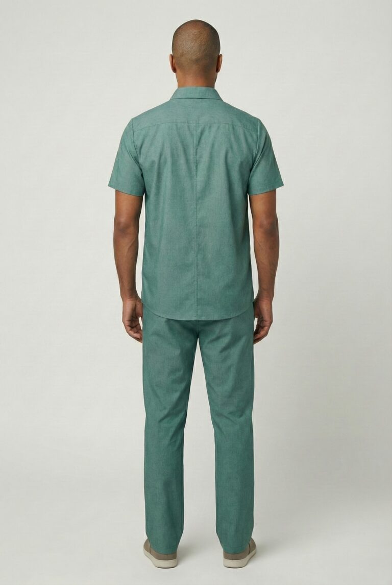 Scrub Masculino Nobile Chambray - Verde